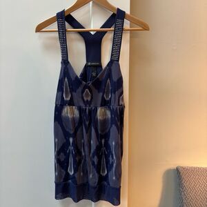 Inc purple navy embellished racerback tank women’s size L